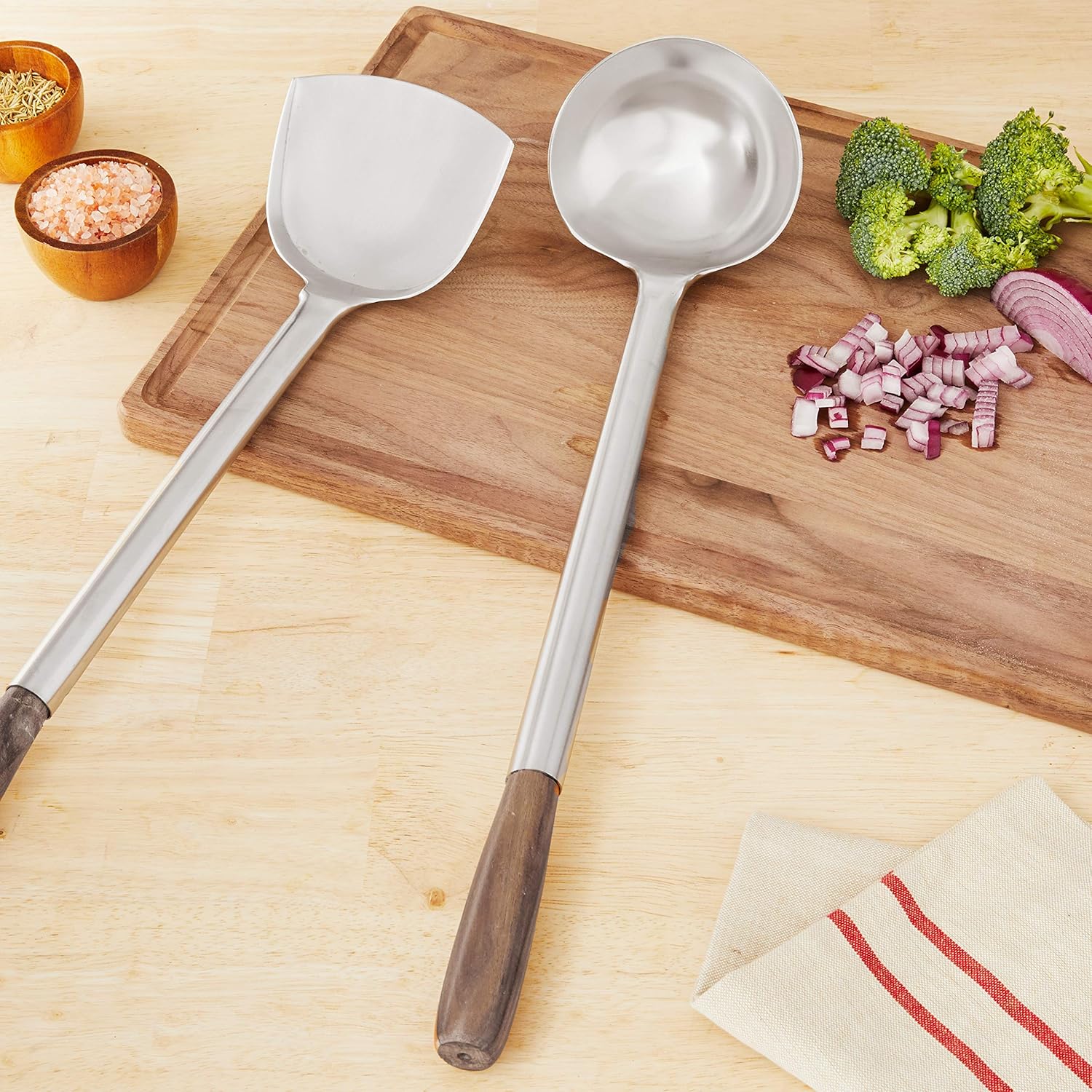 Fox Run Chuan & Hoak Wok & Stir Fry Tool Set