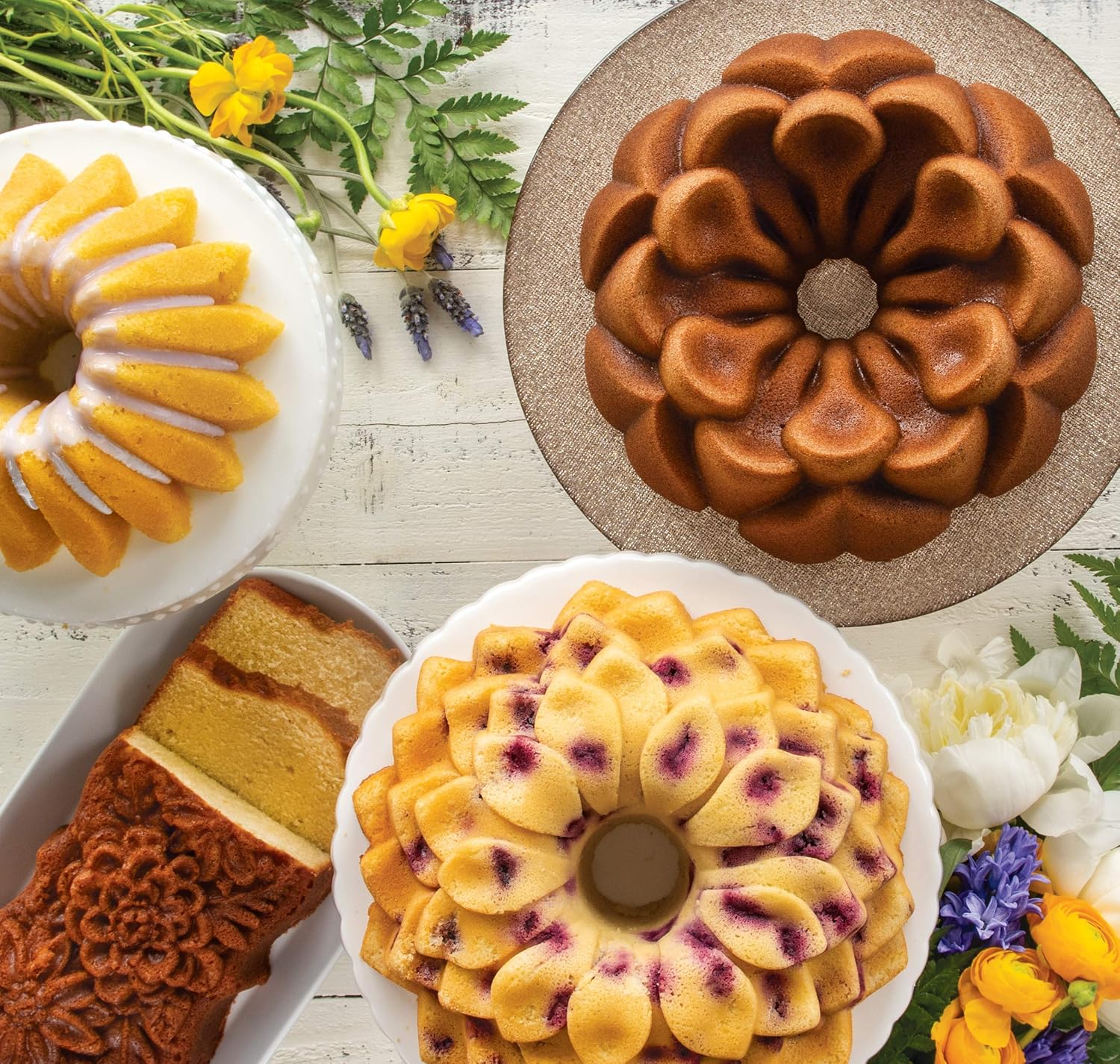 Nordic Ware Magnolia Bundt Pan