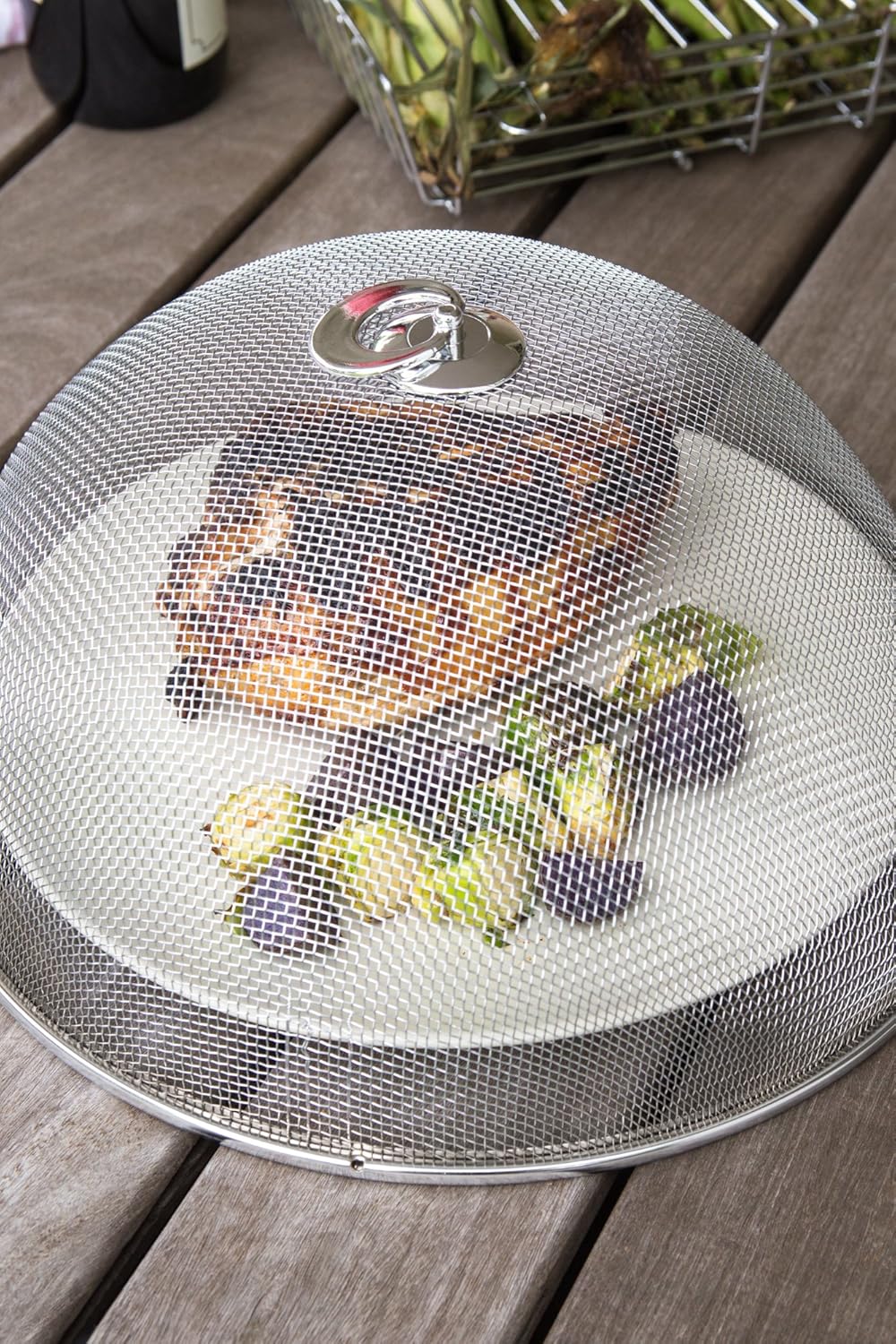 Fox Run Chrome Mesh Food Cover