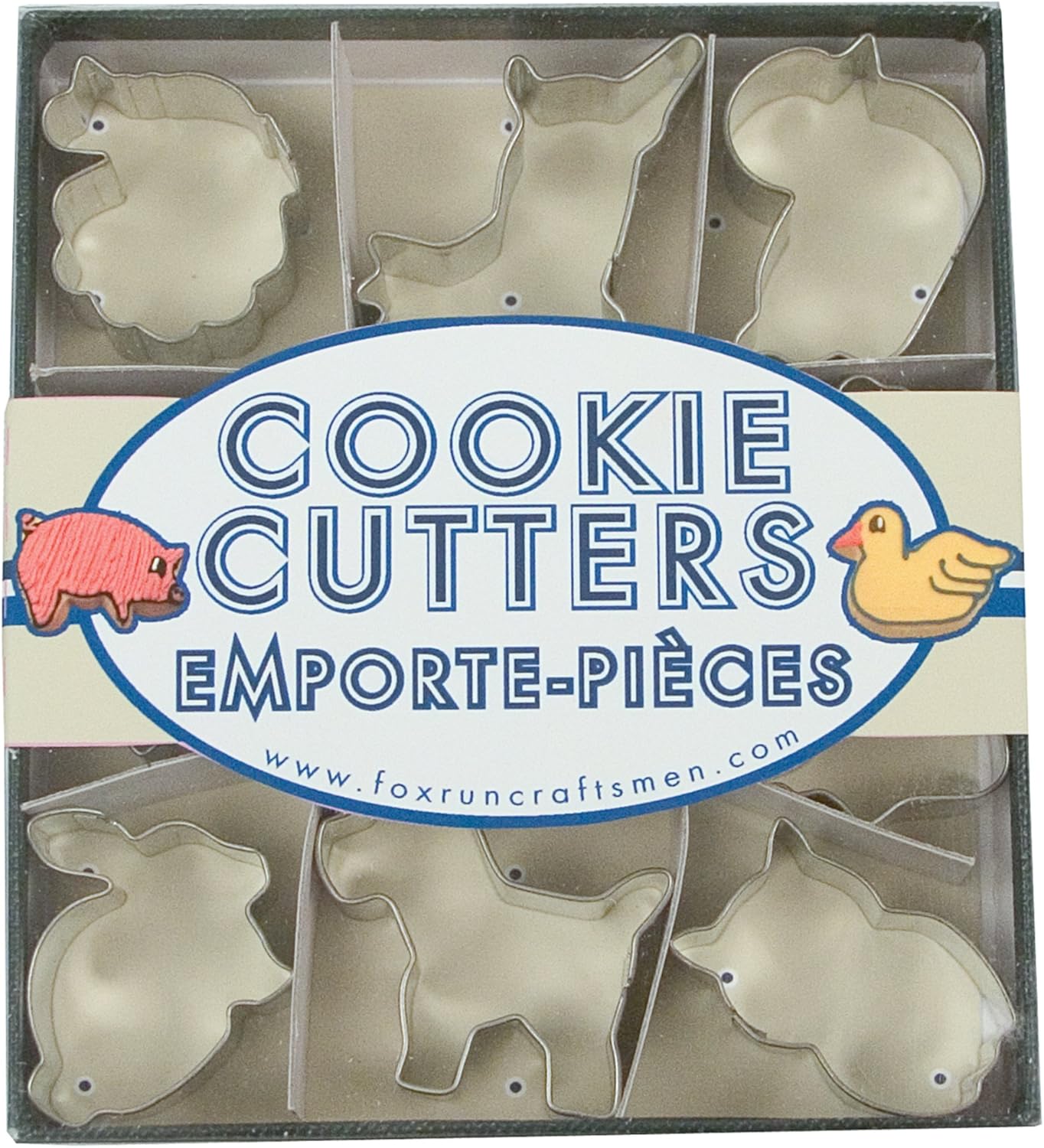 Fox Run Mini Animal Cookie Cutter Set