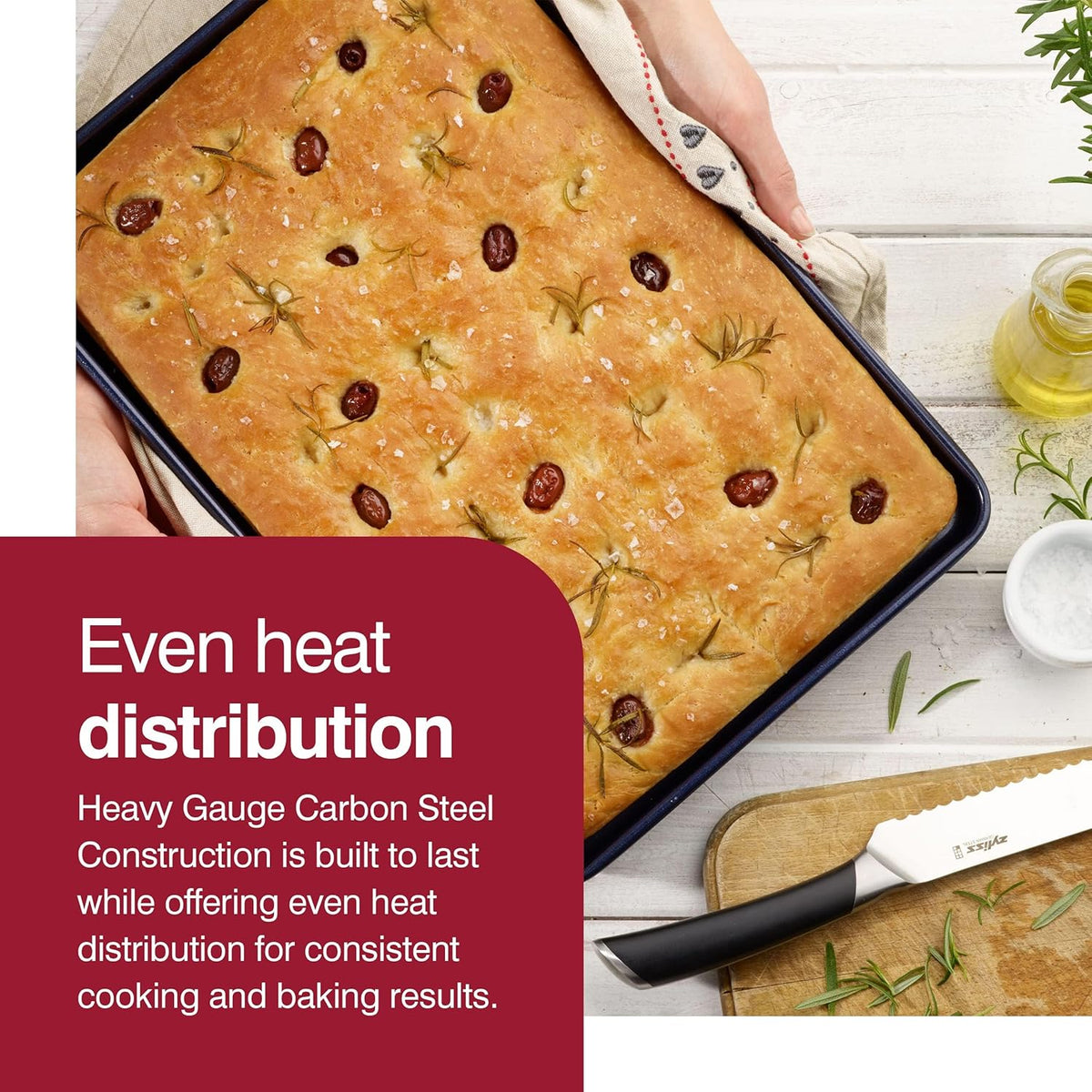 Zyliss Baking Tray – 39 x 27 x 2 cm by Kitchen Niche