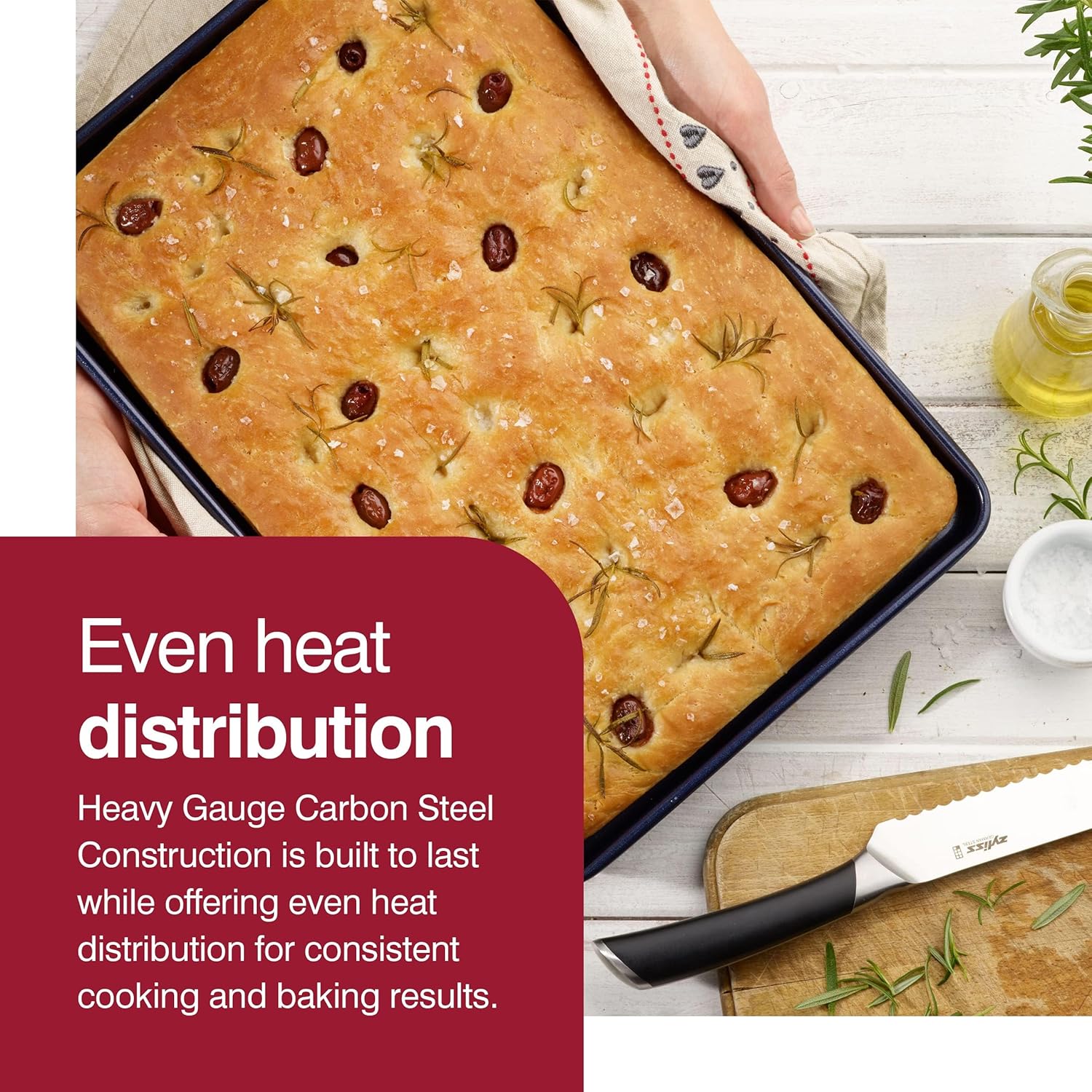 Zyliss Baking Tray – 39 x 27 x 2 cm by Kitchen Niche