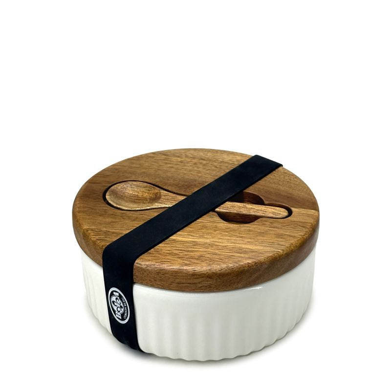 BIA Divided Salt Keeper with Spoon