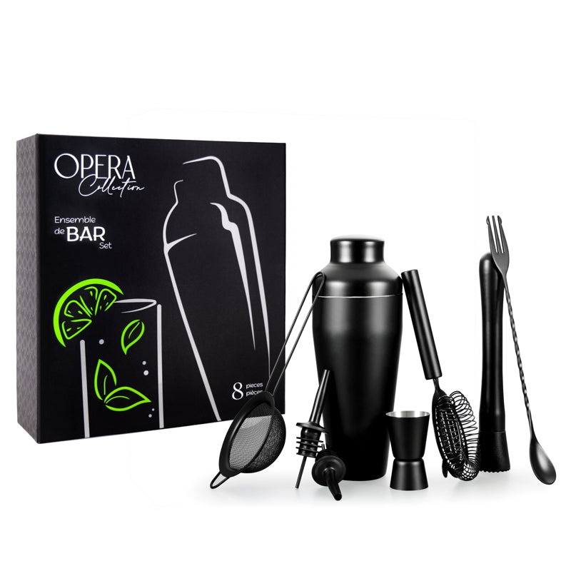 Natural Living 8 Piece Bar Set in Gift Box