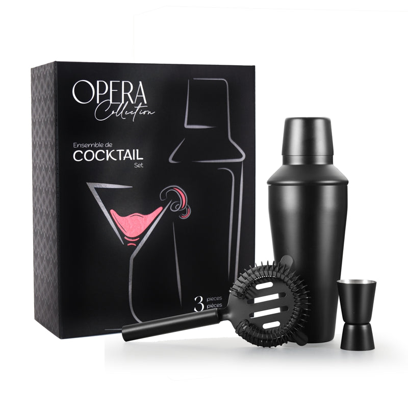 Natural Living Opera 3-Piece Cocktail Set