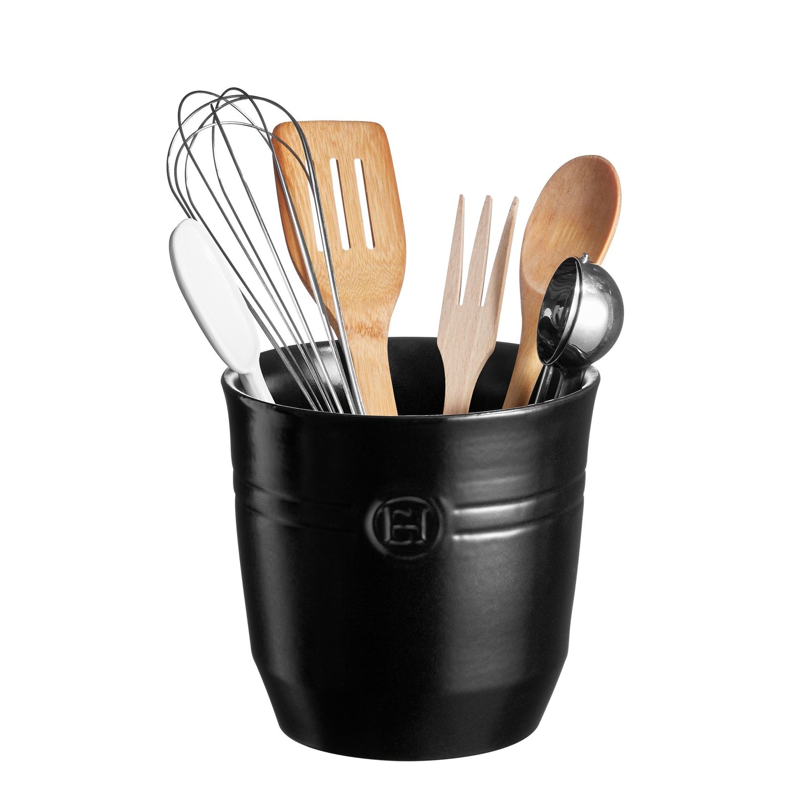 Emile Henry Large Utensil Pot – Truffe – 17 cm