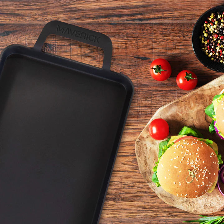 Maverick Preseasoned Carbon Steel Griddle - 22"