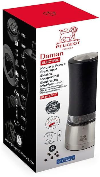 Peugeot Daman Electric u'Select Pepper Mill – 16 cm
