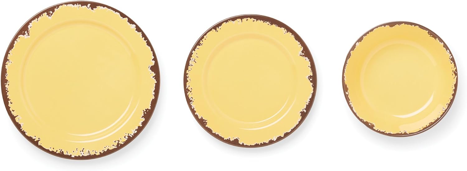 Fox Run Melamine Dinnerware Set, 12 Piece