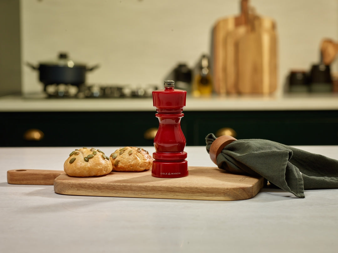 Cole & Mason London Pepper Mill – Red Acrylic