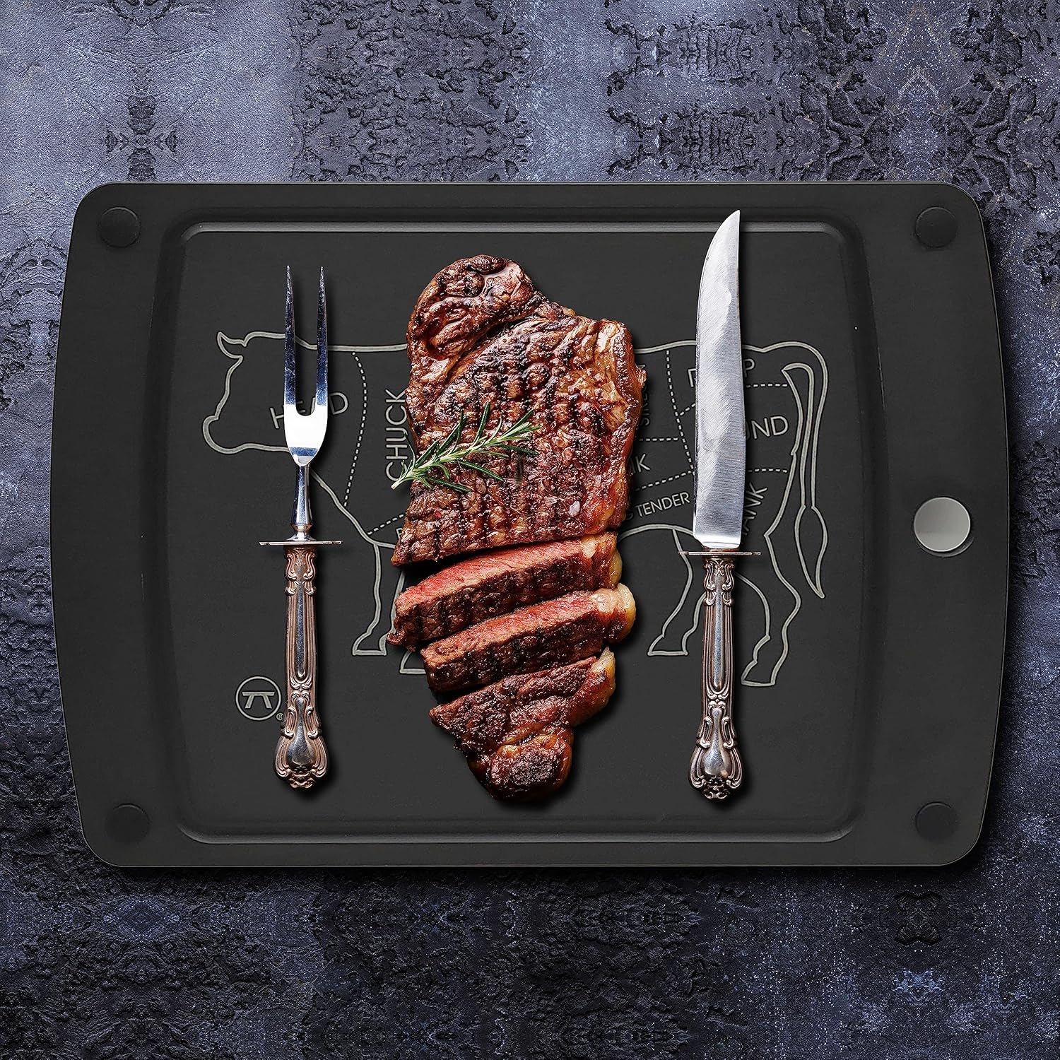 Outset Cow Cuts Grill Prep Board