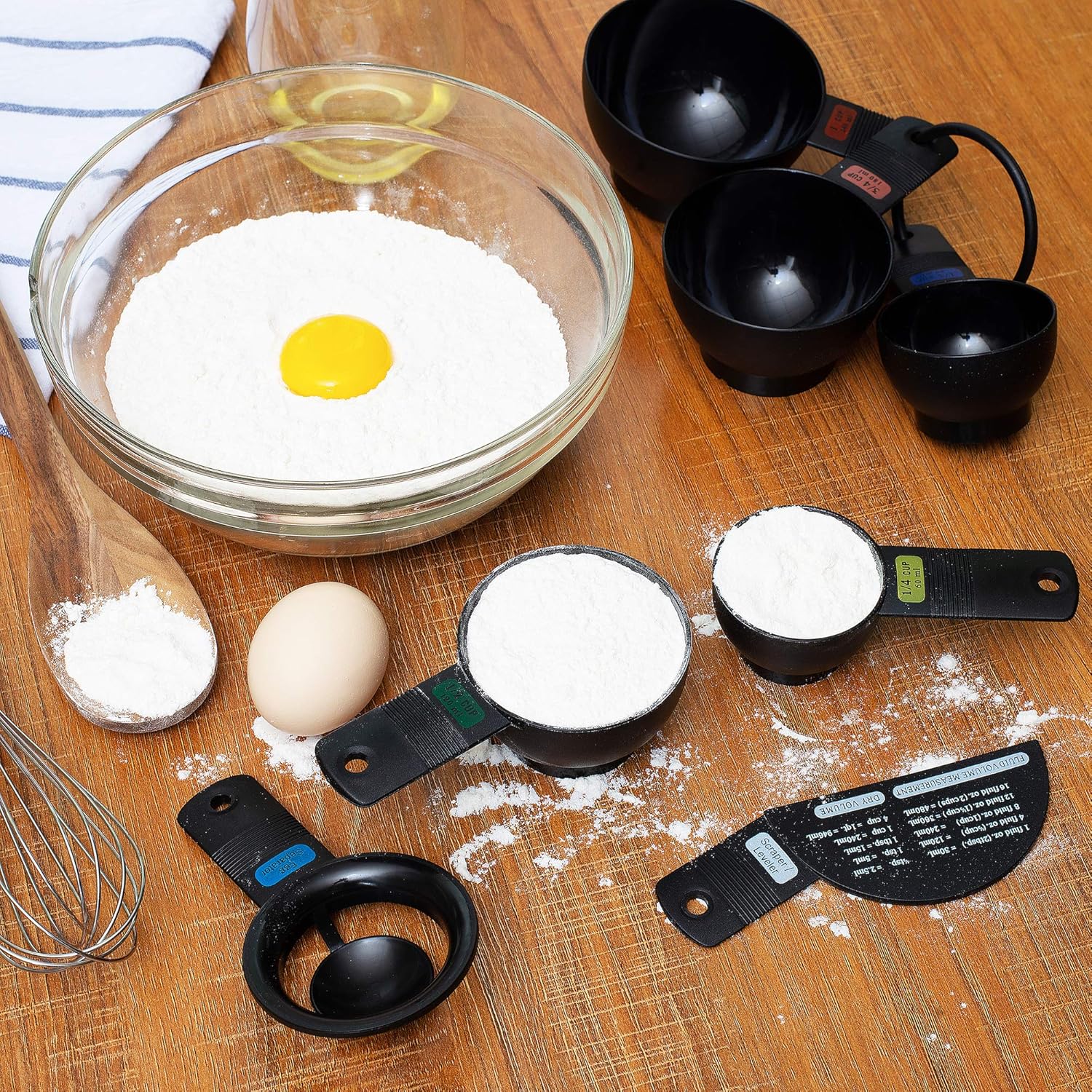 Fox Run Measuring Cup Set With Egg Separator