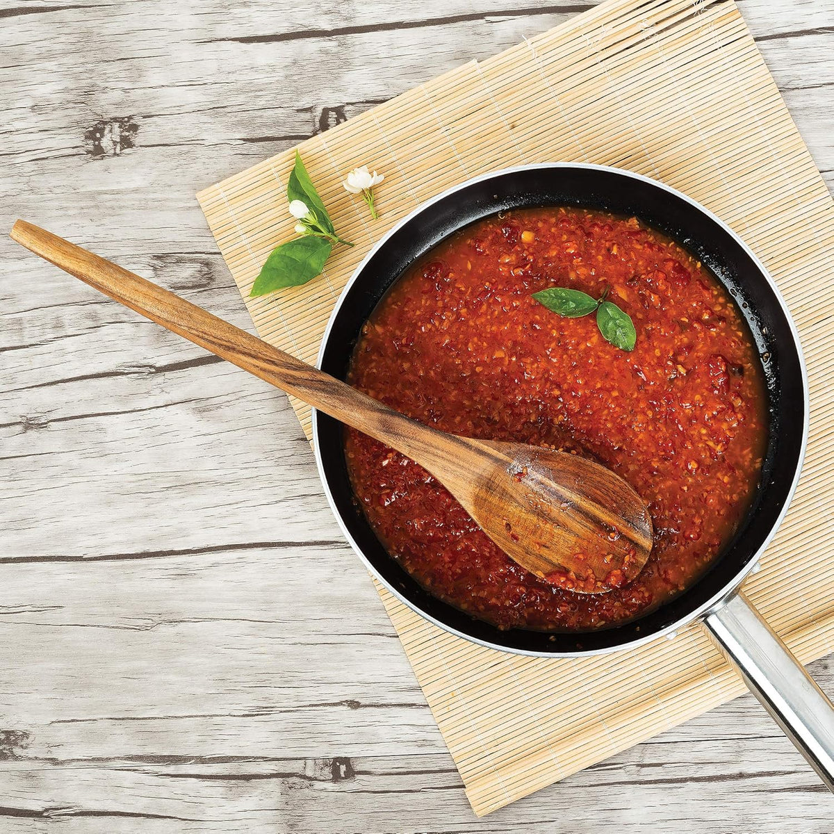 Ironwood Acacia Wood Long Cooking Spoon