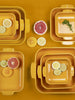 Peugeot Ceramic Baking Dish – Square – Saffron Yellow – 36 cm