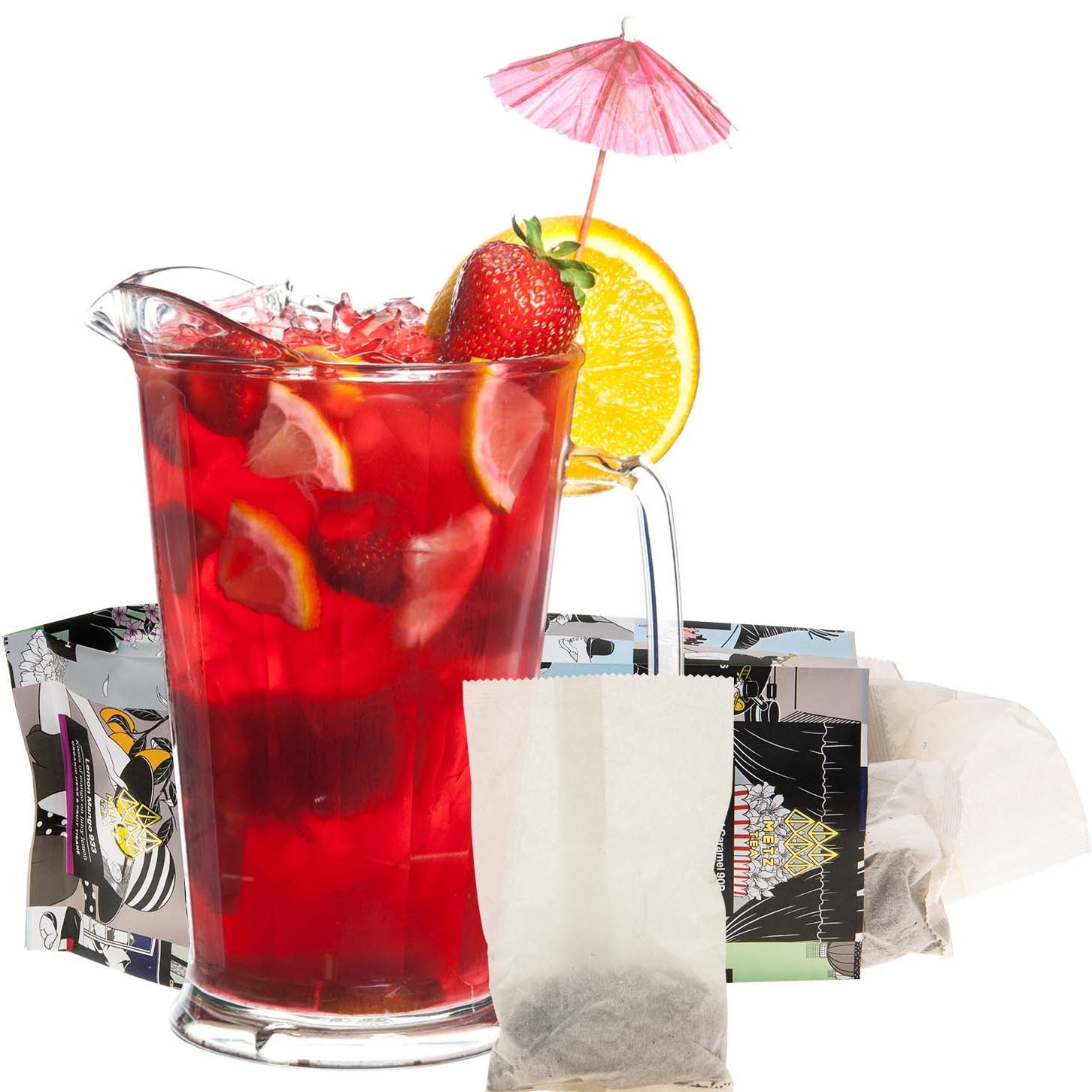 Metropolitan Tea Company METZ Organic Berry Berry 931 Iced Tea 15 Bags