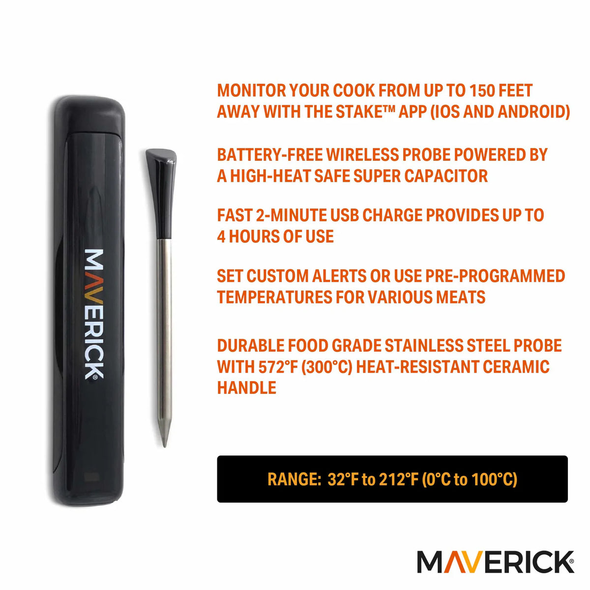 Maverick STAKE™ Wireless Bluetooth Thermometer