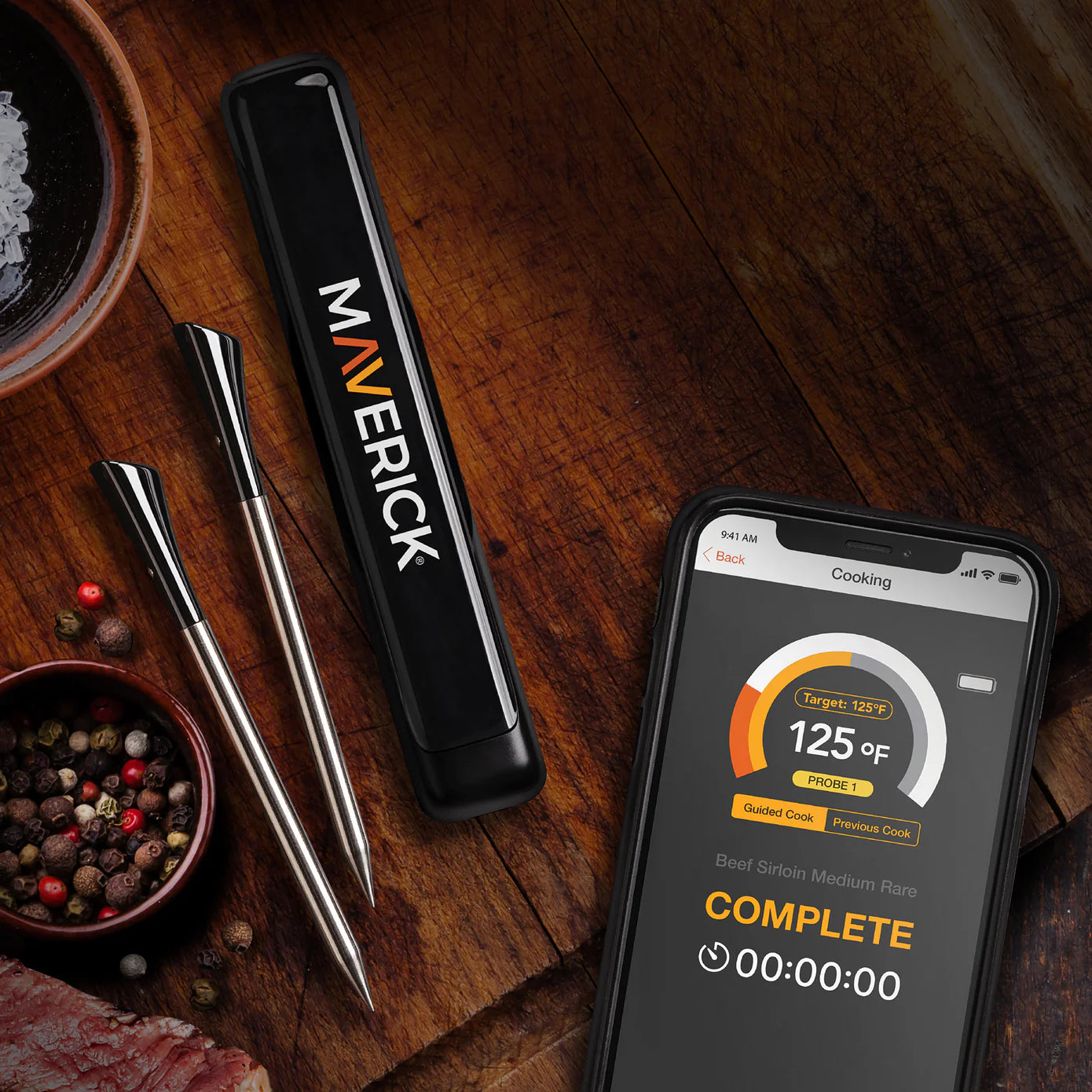 Maverick STAKE™ Dual Probe Wireless Bluetooth Thermometer