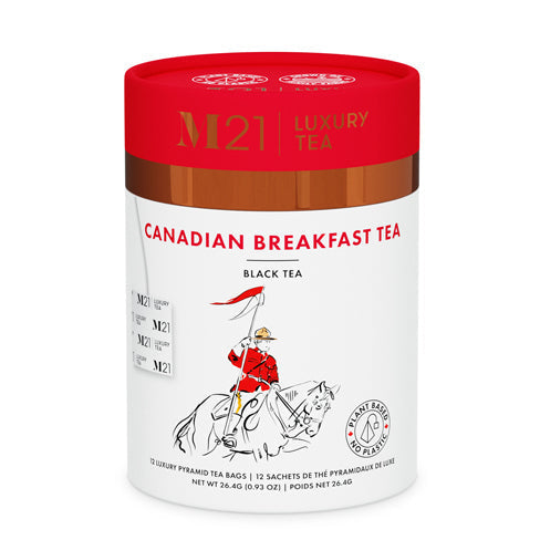 Metropolitan Tea M21 Canadian Breakfast Tea Can Of 24 Bags by Kitchen Niche