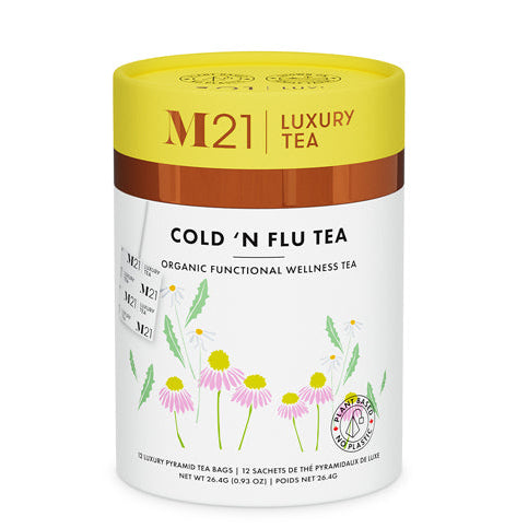 Metropolitan Tea M21 Organic Cold & Flu Tea Can Of 24 Bags by Kitchen Niche
