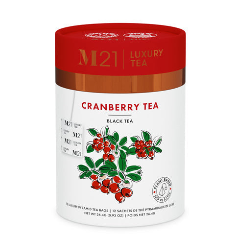 Metropolitan Tea M21 Cranberry Tea Can Of 24 Bags by Kitchen Niche