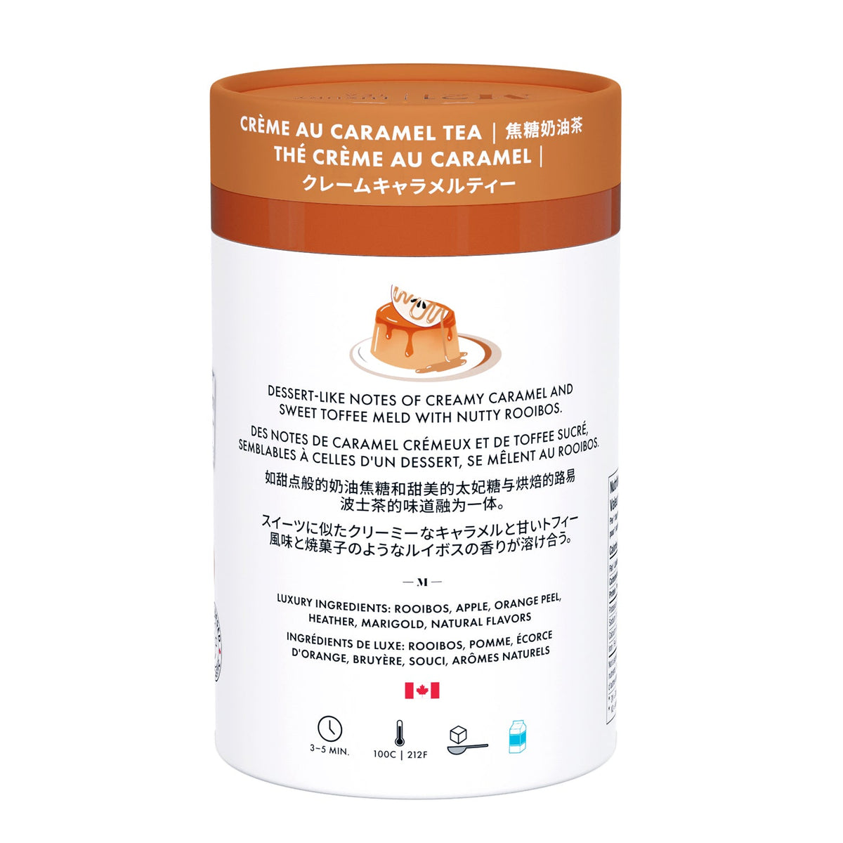 Metropolitan Tea M21 Crème Au Caramel – Can of 24 Tea Bags by Kitchen Niche