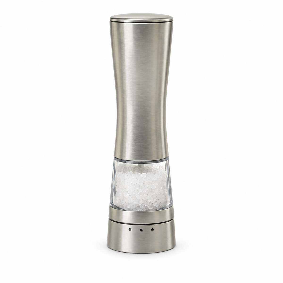 Cole &amp; Mason Derwent Electronic Salt Mill - Stainless Steel &amp; Acrylic