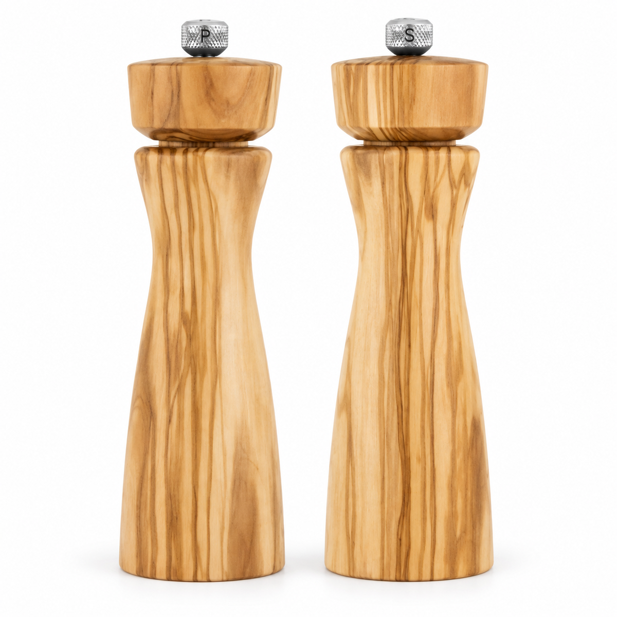 Cole &amp; Mason Portobello Salt/Pepper Mill Gift Set - Olive Wood