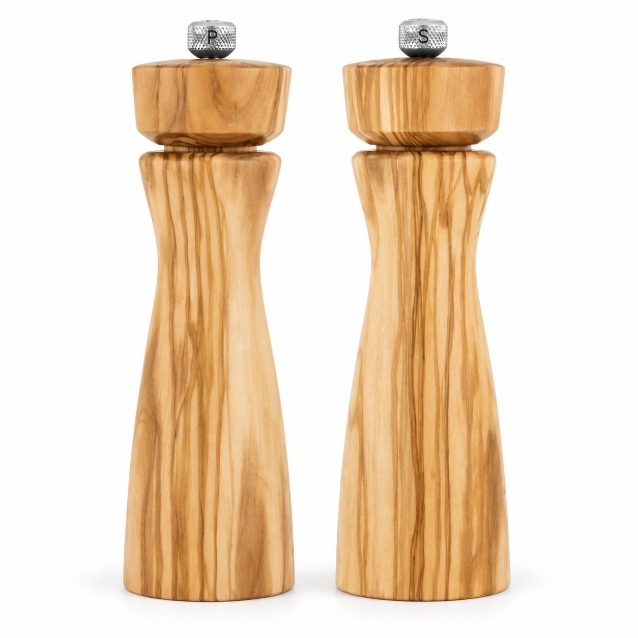 Cole & Mason Portobello Salt/Pepper Mill Gift Set - Olive Wood