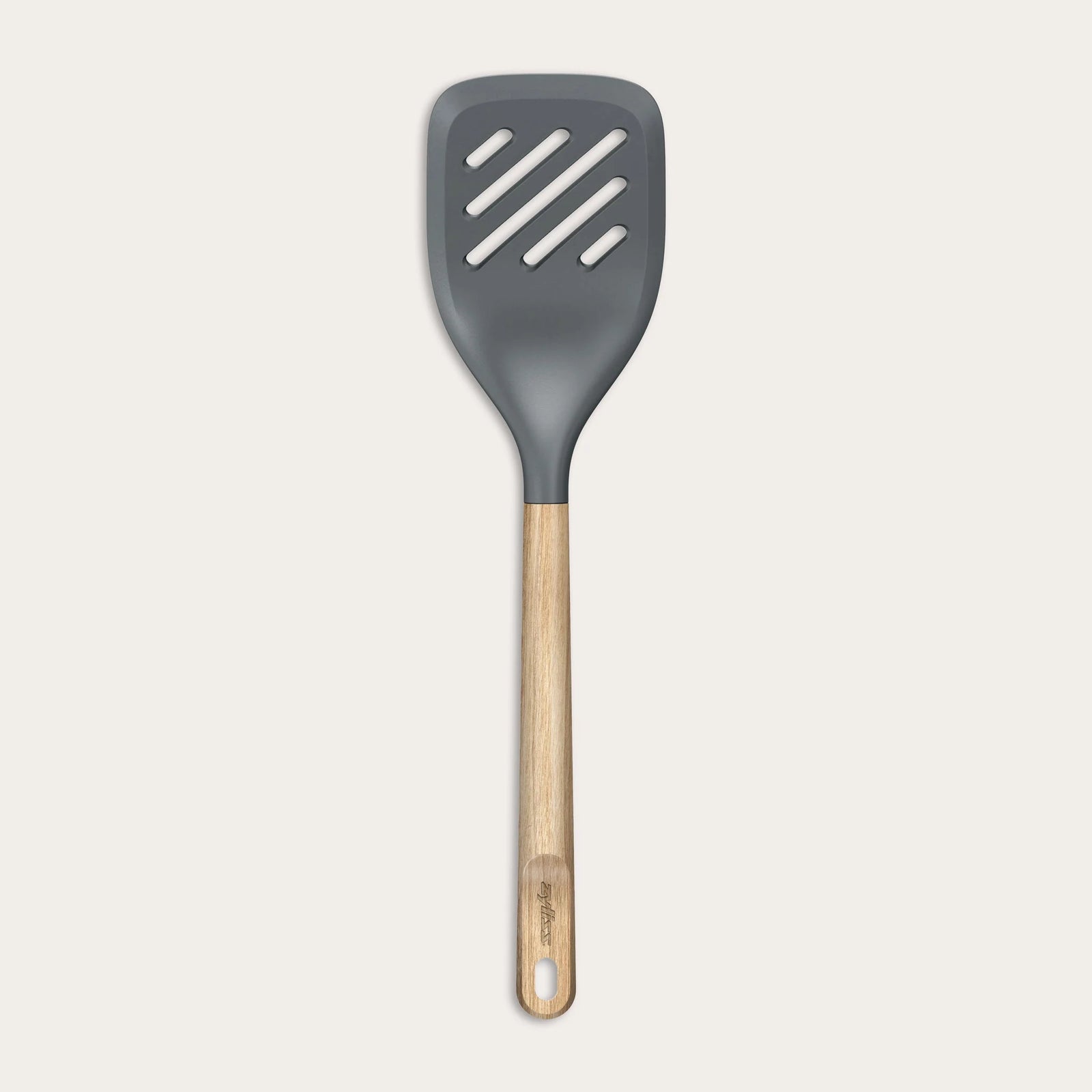 Zyliss Slotted Turner with Oak Wood Handle