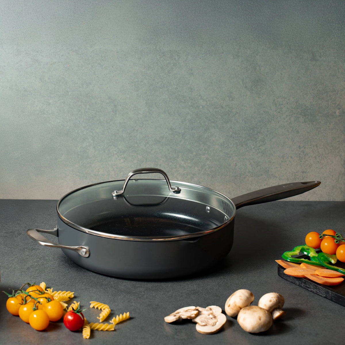 Zyliss Ultimate Pro Ceramic Sauté Pan with Lid – 11" / 28 cm