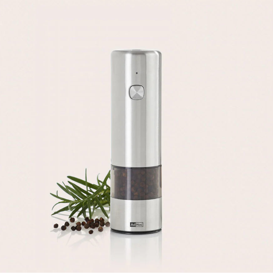 AdHoc i.Mill Electric USB Salt and Pepper Mill Set – 6.7" / 17 cm