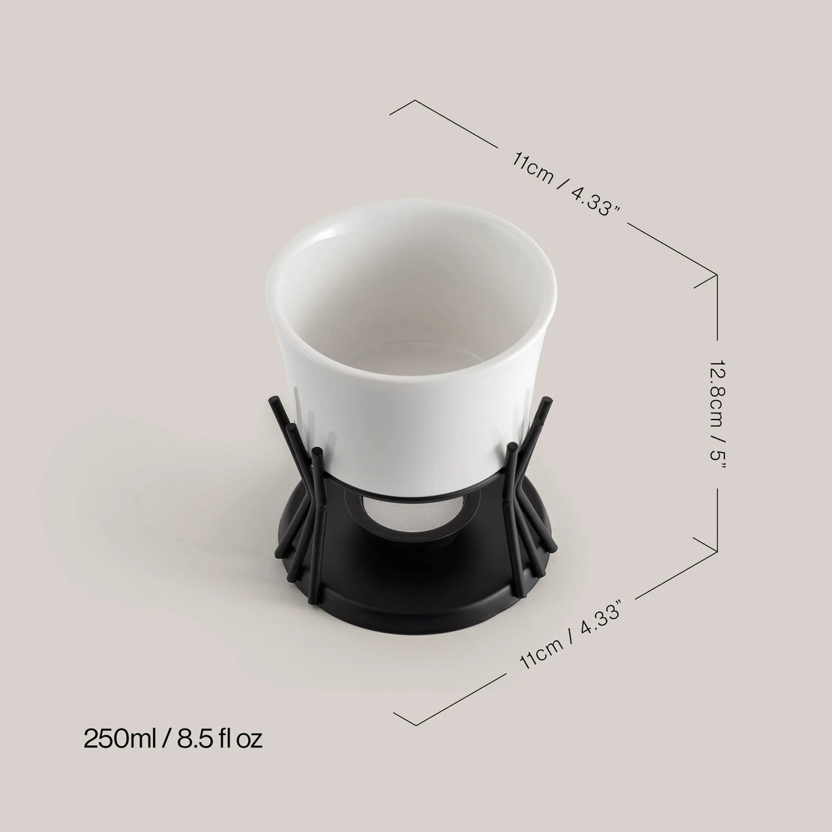 Swissmar Kindle 7 Pc. Candle Fondue Set
