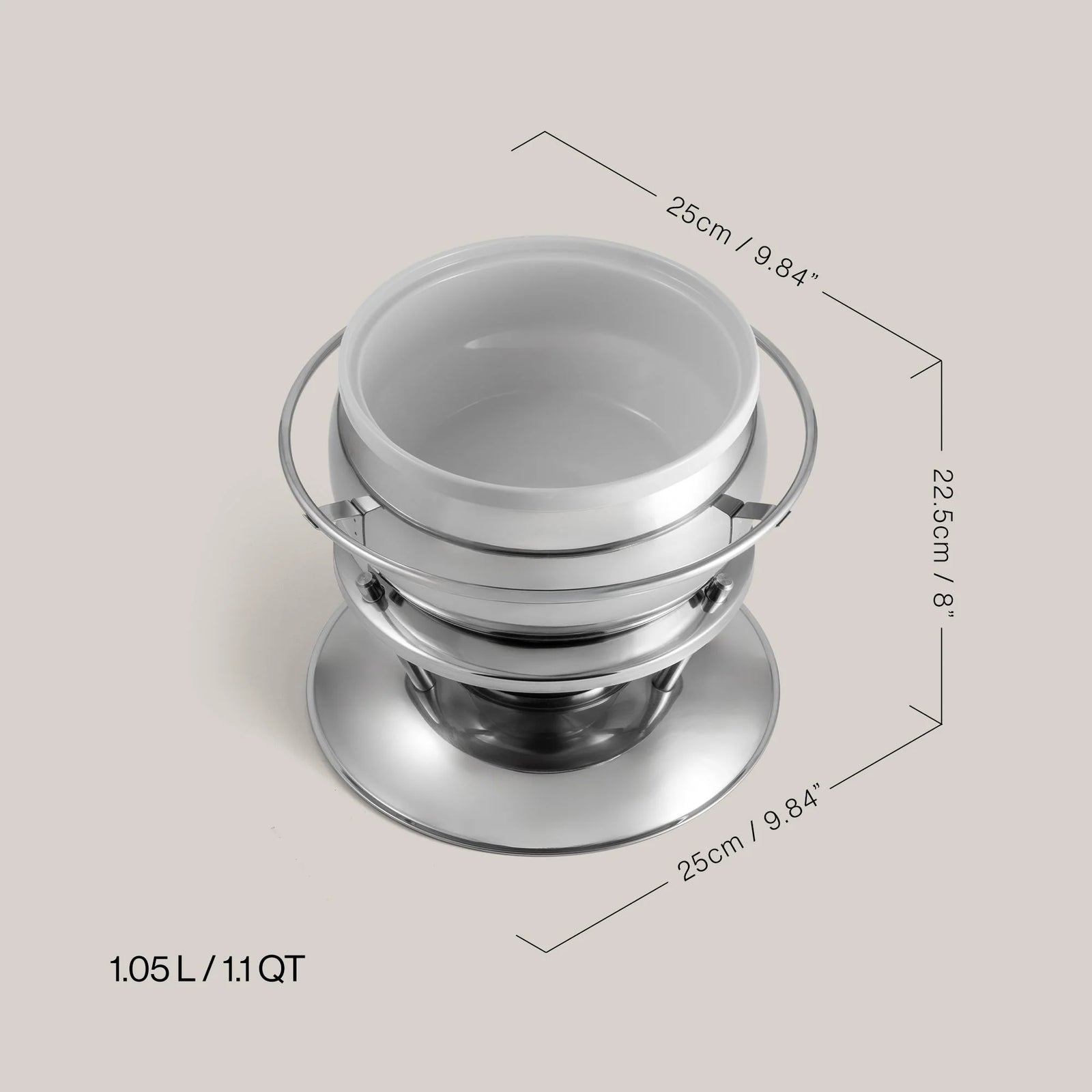 Swissmar Züri 11 Pc. Stainless Steel Fondue Set