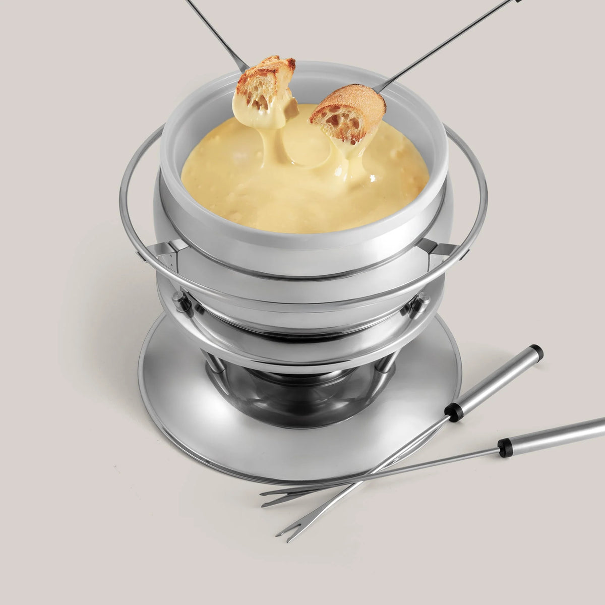 Swissmar Züri 11 Pc. Stainless Steel Fondue Set