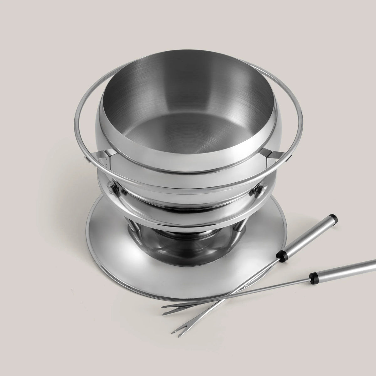Swissmar Züri 11 Pc. Stainless Steel Fondue Set