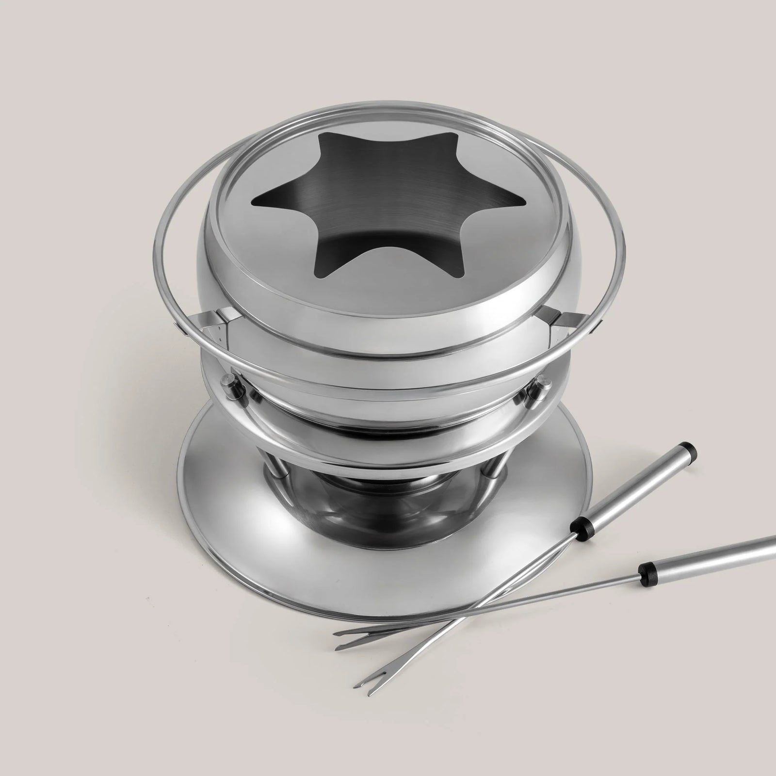 Swissmar Züri 11 Pc. Stainless Steel Fondue Set