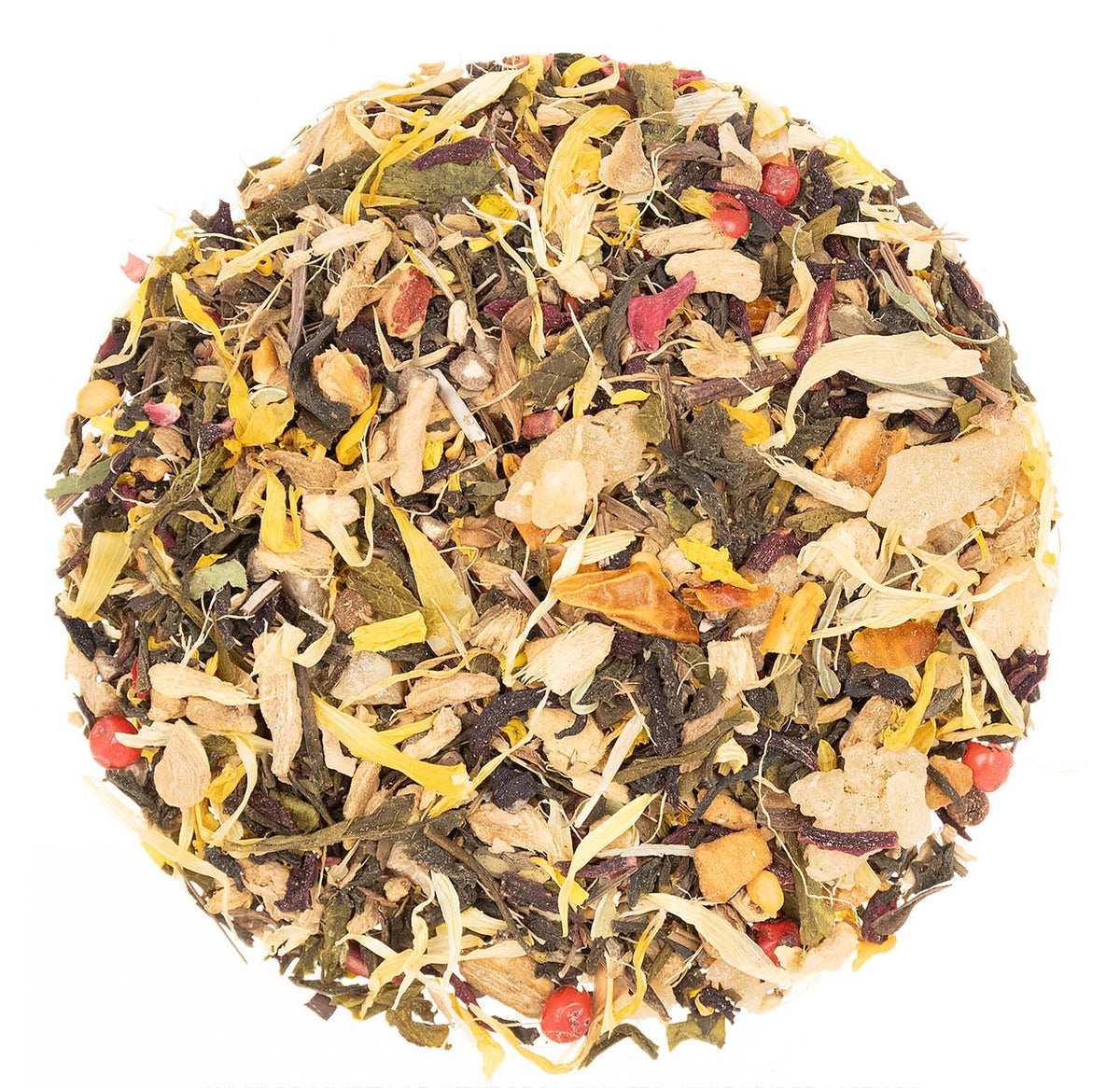 Metropolitan Tea Spicy Ginger Pineapple Loose Leaf Green Tea 1.1 lbs