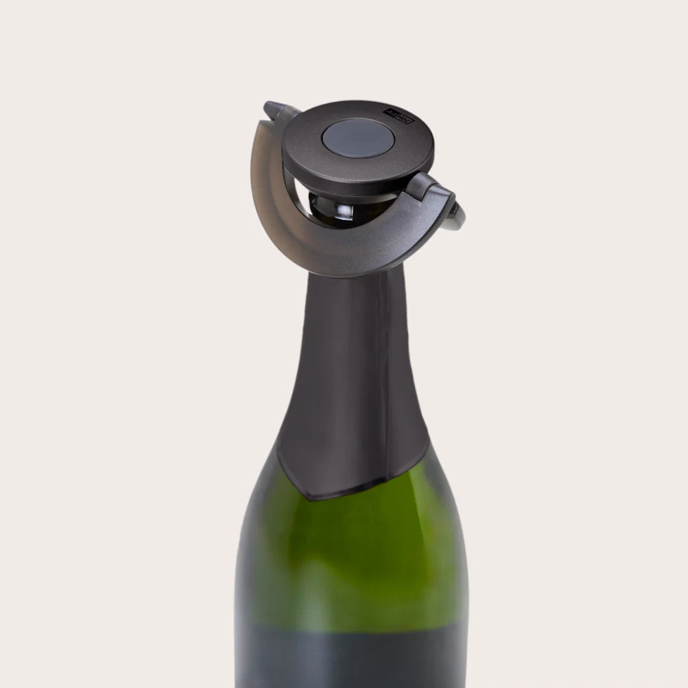 AdHoc Gusto Champagne Stopper – Black by Kitchen Niche