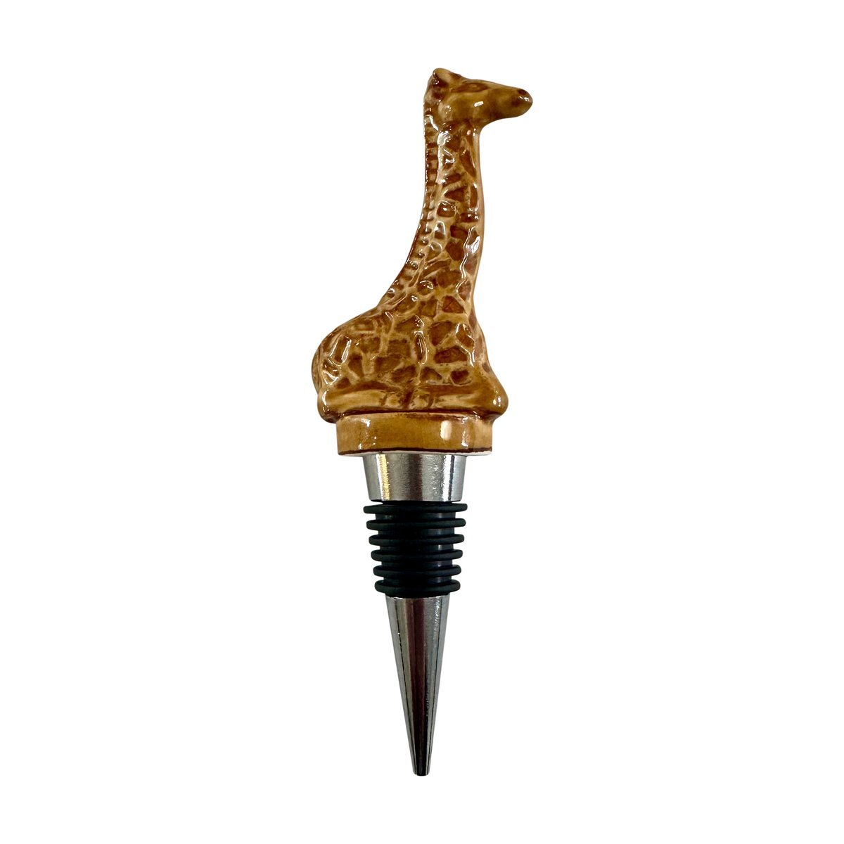 Fox Run Ceramic Giraffe Wine Stopper