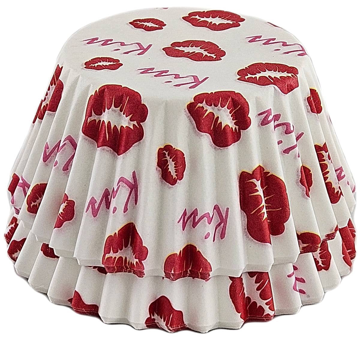 Fox Run Valentine Kisses Baking Cups – 50 Pack by Kitchen Niche