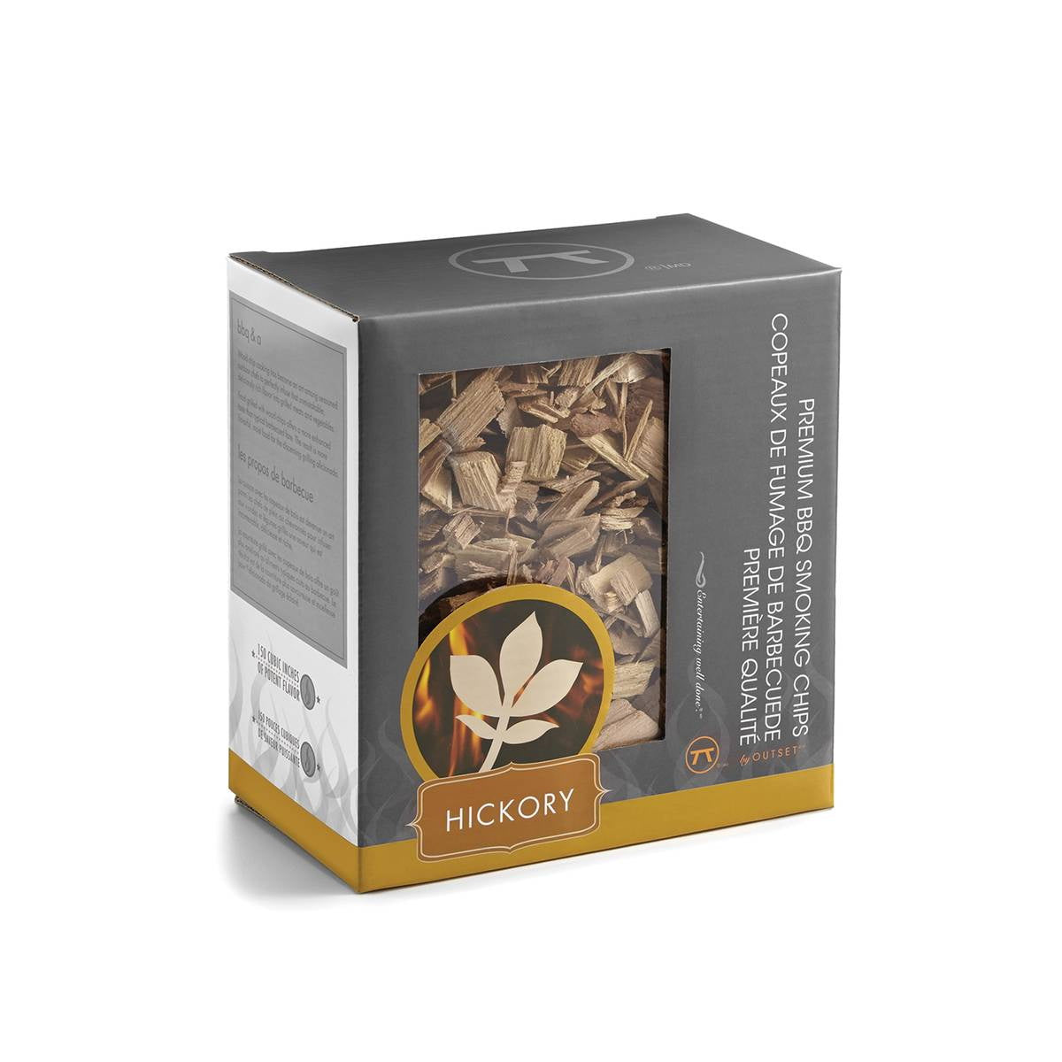 Outset Premium BBQ Smoking Chips – Hickory 150 CU