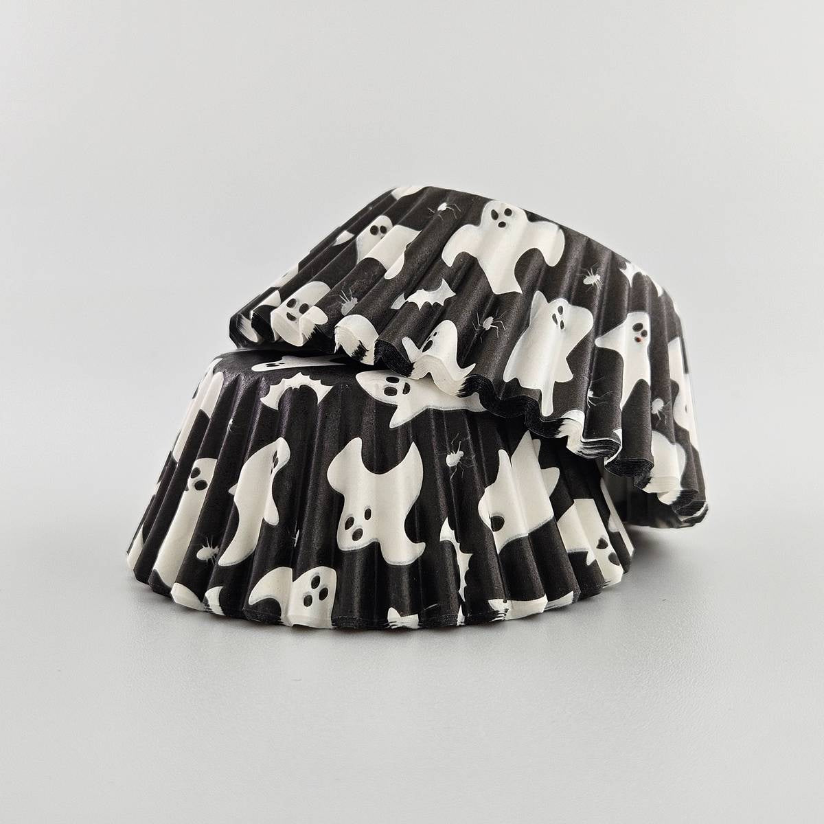 Fox Run Halloween Ghost Baking Cups – 50 Pack