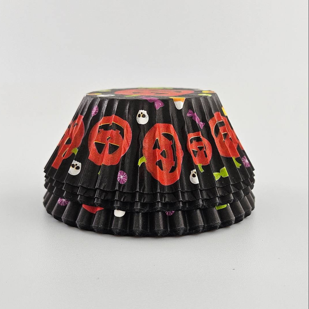 Fox Run Halloween Jack-O’-Lantern Baking Cups – 50 Pack