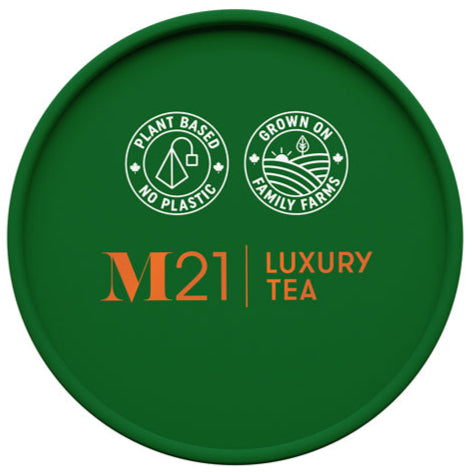 Metropolitan Tea M21 Ginseng Maple Green Tea – Can of 24 Tea Bags