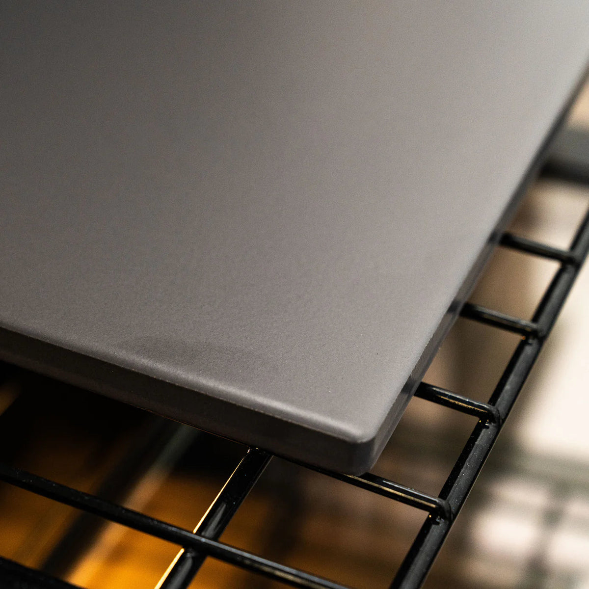 Old Stone Pizza Kitchen  Glazed Rectangular Pizza Stone, 14x16-Inch, Grey Old Stone Pizza Kitchen by Kitchen Niche