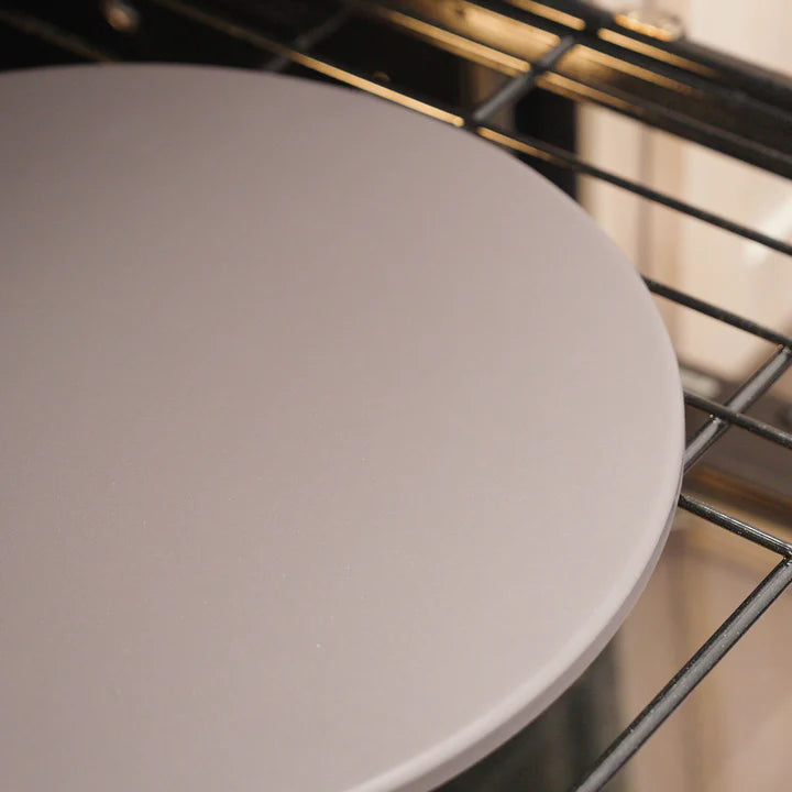 Old Stone Pizza Kitchen  Glazed Round Pizza Stone, 16-Inch, Grey Old Stone Pizza Kitchen by Kitchen Niche