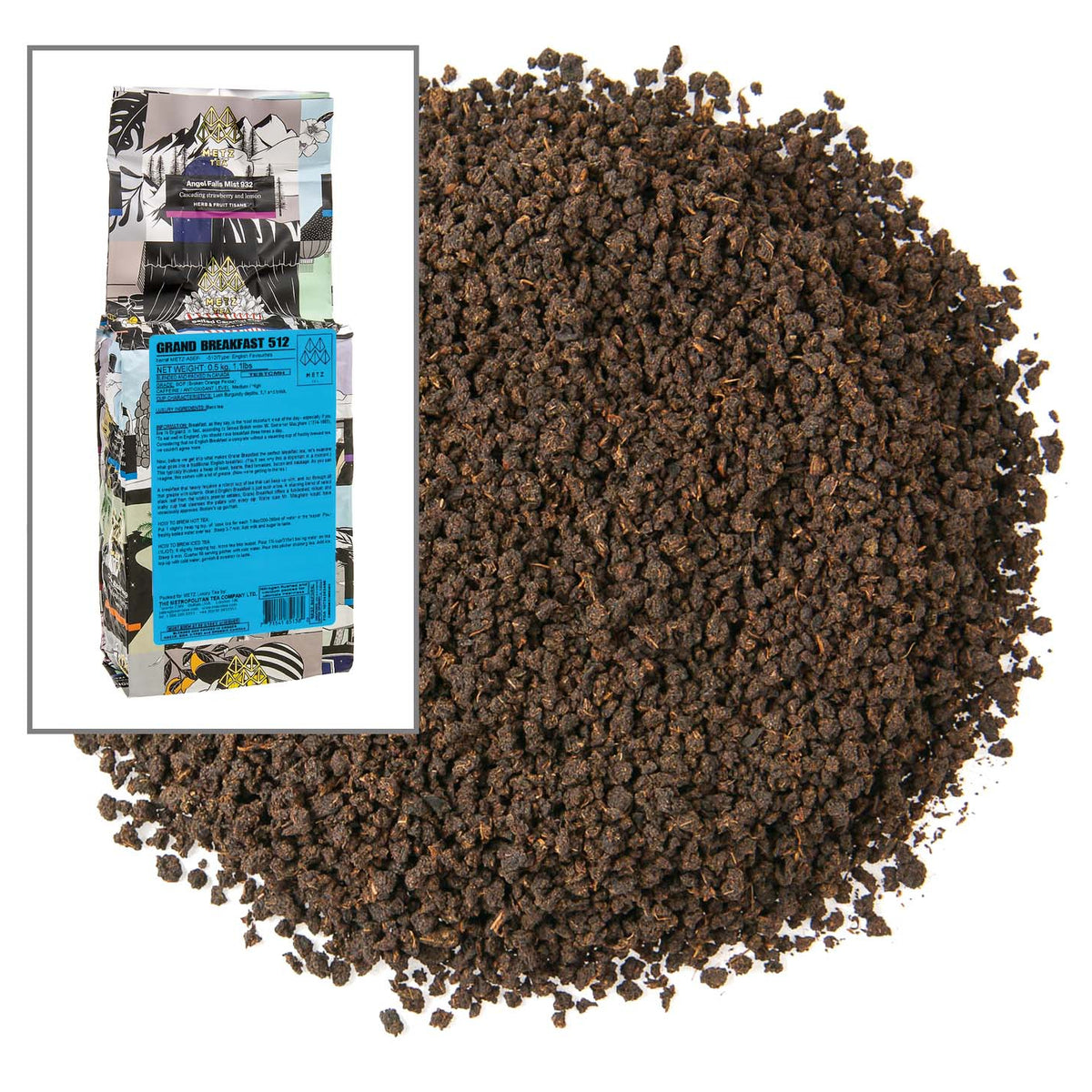 Metropolitan Tea Metz Grand Breakfast Loose Leaf Tea 1.1 lbs