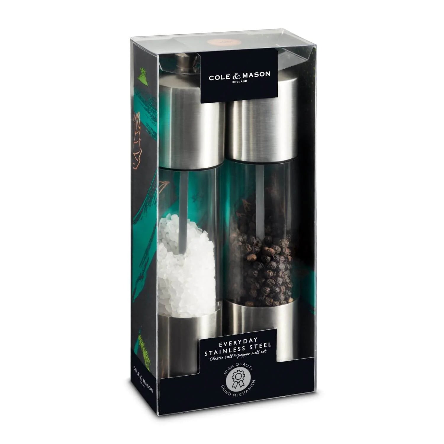 Cole & Mason Everyday Stainless Steel & Acrylic Gift Set