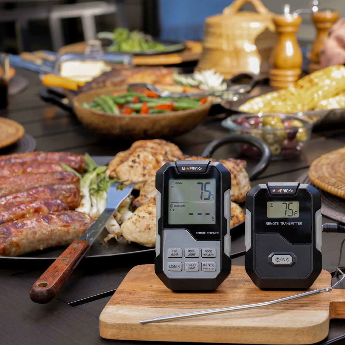 Maverick Long Range Wireless Cooking Thermometer Dual Probe