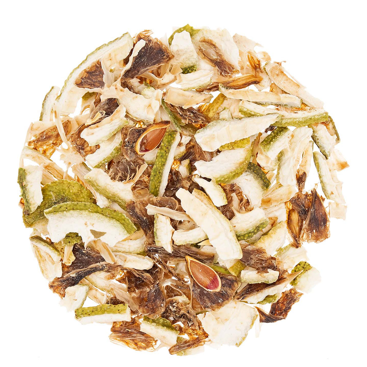 Metropolitan Tea Air Dried Lime Pieces 1/4 Cut Loose Leaf Herbal Tea 4.4 lbs